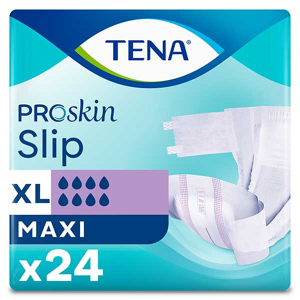 TENA Proskin Slip Change Complet Maxi Taille XL 24 unités - Publicité