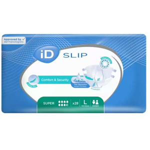 iD Slip Incontinence Change Complet Super Taille L 28 protections - Publicité