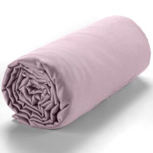 Baton Rouge - Drap housse satin de coton lavé bonnet 30 cm violet Violet - Publicité