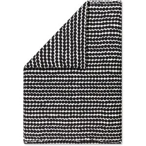 Marimekko - Housse de couette Räsymatto, 240 x 220 cm, noir / blanc