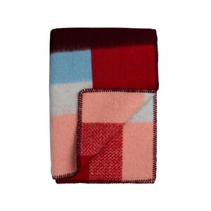 Roros Tweed Røros Tweed - Mikkel Couverture en laine 200 x 135 cm, rouge - Publicité