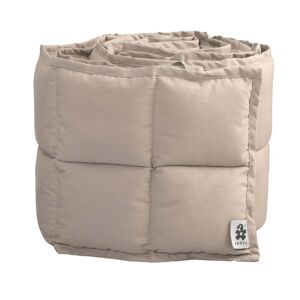 Sebra - Tour de lit bebe, carre pique / jetty beige