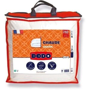 Couette 220x240 cm Dodo Chaude - Garnissage 100% volupt'air - Blanche - Publicité