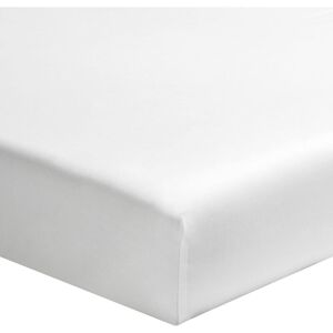 Drap housse bébé cododo percale blanc bonnet 10 cm 50x85 - Blanc