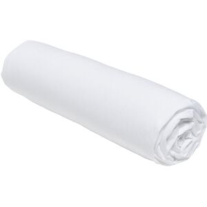 TODAY Drap housse 100% coton 160 x 200 cm bonnet 23 cm essential coloris Blanc Craie - Publicité