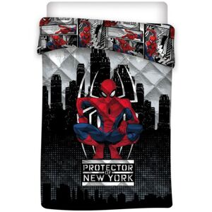 AYMAX Housse de Couette réversible Spiderman - Protector of New York - 140 cm x 200 cm - Publicité