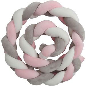 2M Tour de lit Bébé Oreiller aide au sommeil enfant bébé oreiller stéréotypé Rose blanc gris - Swanew - Publicité