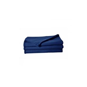 Poyet Motte Couverture Polaire Bleu Marine Poleco 100% polyester 320g 240x220 - Publicité