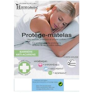 GENERIQUE 2X Protèges Matelas 120x190 Imperméable - Hygiènique - pour Matelas de 13 à 35 cm de Hauteur - Absorbant et Respirant - Barrière anti-Acariens - Publicité