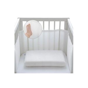 Babymatex BUMP AIR Tour de lit bébé respirant protection de barreaux 360 cm Uni - Publicité