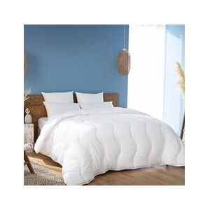 Abeil Couette hiver chaude antiacarien 140x200cm 400g blanc lit 1 place Acaristop - Publicité