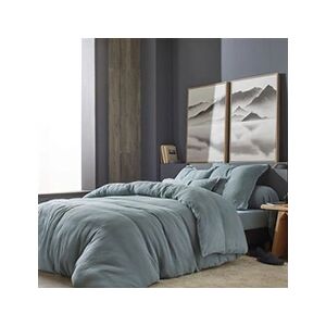 Blanc des Vosges Drap gaze de coton Cosy-180 x 290 cm-Brume - Publicité