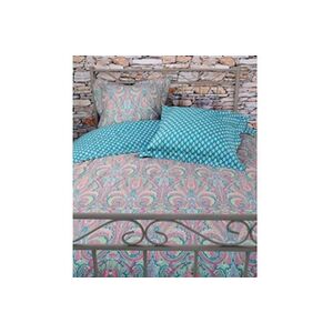 L'Ensoleillade - Parure de lit Valdrome couleur Emeraude motif Cachemire en coton 240 x 220 cm - Publicité