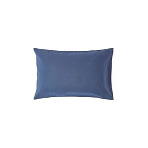 Homescapes Taie d'oreiller en lin lavé Bleu marine - 50 x 75 cm - Publicité