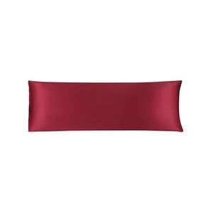 PiccoCasa Taie d'Oreiller en Satin Soyeux Résistant au lavage Vin rouge 51x152cm - Publicité