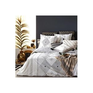 ATMOSPHERA Parure de lit Oasis blanc cassé 240x220 - Blanc - Publicité