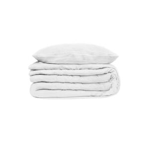 ATMOSPHERA - Parure de lit en doublure Gaze de coton grand modèle - 260x240cm - Blanc - Publicité
