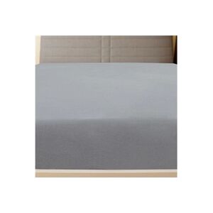 VIDAXL Draps-housses Jersey 2 pcs Gris 140x200 cm Coton - Publicité