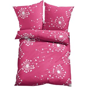 Parure de lit fleur de pissenlit fuchsia 1 (1x 80/80cm/ 1x 135/200cm)/2 (2x 80/80cm/ 2x 135/200cm)