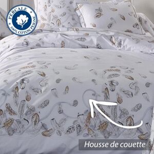 Linnea Housse De Couette 300x240 Cm Percale Pur Coton Plumes - Publicité