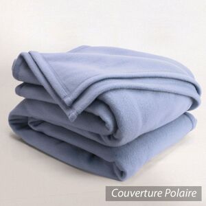 Linnea Couverture Polaire 180x220 Cm Isba Myosotis 100% Polyester 320 G/M2 Traité Non-Feu - Publicité