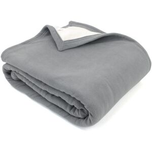 Linnea Couverture Polaire Luxe 240x260 Cm 100% Polyester 430 G/M2 Narvik Gris Acier - Publicité