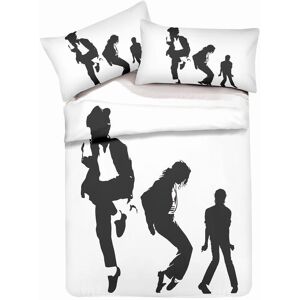 Michael Jackson Parure De Couette 3d Imprime - 1 Housse De Couette 175 X 215 Cm + 1 Taie D'oreiller 50 X 75 Cm - Publicité