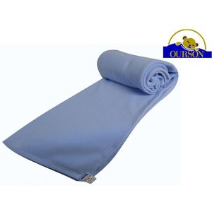 Couverture Polaire Thermotec Ourson 450 Gr Bleuet 240x260 - Publicité