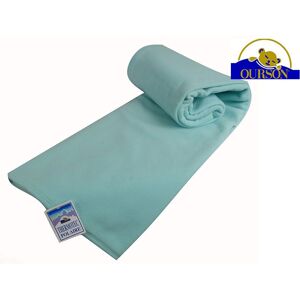 Couverture Polaire Thermotec Ourson 450 Gr Aqua 240x260 - Publicité