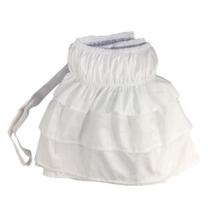 Jupe De Couvre De Lit De Polyester Lit Wrap Ruffle Tour De Lit Blanc-200x200cm (Roi) - Publicité