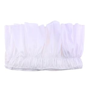 Jupe De Couvre De Lit De Polyester Lit Wrap Ruffle Tour De Lit Blanc 180cmx200cm + 38cm - Publicité
