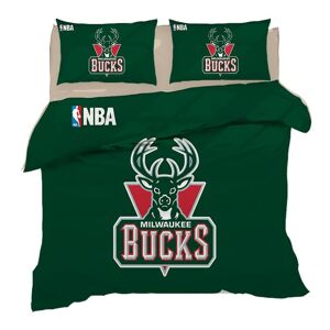 Nba Parure De Couette 3d Imprimé - 1 Housse De Couette 175 X 215 Cm + 2 Taies D'oreiller 51 X 66 Cm - Publicité