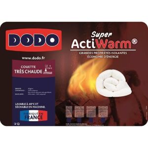 Dodo Couette Tres Chaude 450g/M² Super Actiwarm 200x200 Cm Blanc - Publicité