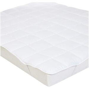 Basics Sur-Matelas Doux Avec Rembourrage En Microfibre Polyester Et Élastiques, 160 X 200 Cm, Blanc - Publicité