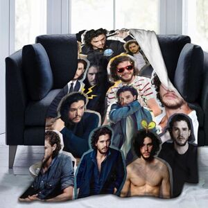 Kit Harington Posters Photo Couverture Décoration De Chambre Chaude Légère Moelleuse Douce Couverture En Peluche Cadeaux Pour Femmes Hommes Toutes Saisons 80 X 60 Cm - Publicité