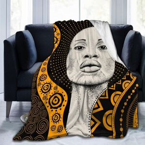 Couverture En Flanelle Super Douce Pour Femme Africaine, Couverture Moelleuse Et Douce Pour Lit Et Canapé, Lavable, - Publicité