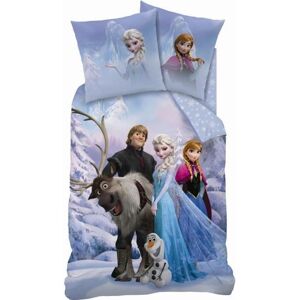 Reine Des Neiges - Parure De Lit (2pcs) - Housse D - Publicité