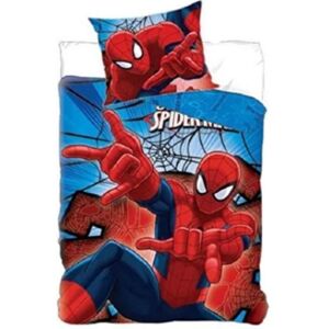 Housse De Couette Et Taie D'oreiller Spiderman 140 X 200 - Publicité