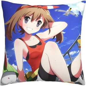 Housse De Coussin Pokémon Douce Et Confortable, Taie D'oreiller Décorative Pour La Maison Pour Hommes/Femmes, Salon, Chambre À Coucher, Canapé, Chaise 18 X 18 Pouces, Taie D'oreiller 45 X 45 Cm - Publicité