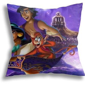 Hirola Parure De Lit En Microfibre Douce Et Durable Disney Aladdin Moments Les Taies D'oreiller Luxueuses Sans Repassage Sont Respirantes 18 X 18 Pouces - Publicité