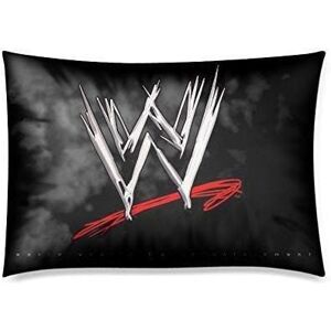 Wwe ? Taie D'oreiller Douce Décorative Pour La Maison, Coussin De Protection Personnalisé Avec Fermeture Éclair Imprimée (50cm X 75cm) - Publicité