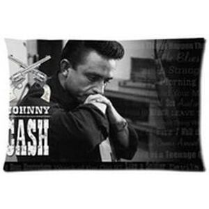 Nouvelle Taie D'oreiller Personnalisée Taie D'oreiller Johnny Cash (50 Cm X 75 Cm) - Publicité