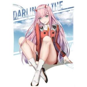 Housse De Coussin Anime Darling In The Franxx Zero Two, Taie D'oreiller Rectangulaire Personnalisée À Fermeture Éclair (50cm X 75cm) - Publicité