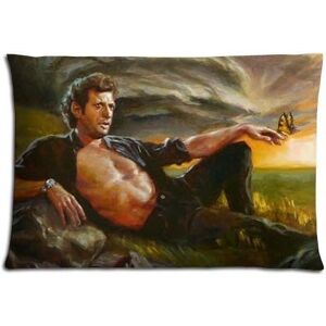 Housse De Protection D'oreiller De Lit En Coton Et Polyester, Protection D'oreiller Luxueuse Jeff Goldblum (50cm X 75cm) - Publicité