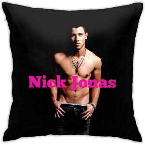 Taie D'oreiller Nick Jonas, Taie D'oreiller Super Douce Avec Fermeture Éclair, Literie, Taie D'oreiller De Sommeil Élégante, Taie D'oreiller En Soie Pouces 18 ""X 18 - Publicité