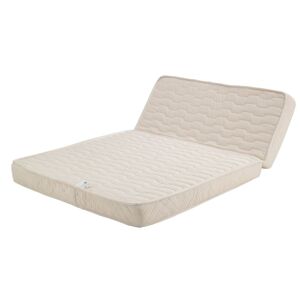 Literie Julien Matelas Ferme Pour Tous Bz + Alèse 120x190 X 10 Cm + Oreiller Visco - Découpe Assise 60 Cm - 5 Zones De Confort - Noyau Poli Lattex Hr Dernière Génération - Très Respirant - Publicité