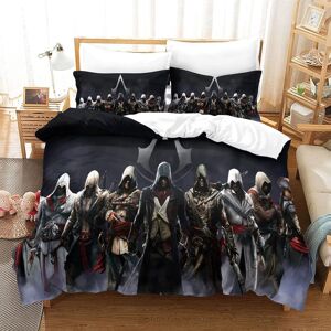 Assassin's Creed Pi¿¿Ces D Imprim¿¿ Th¿¿Me Dissimul¿¿ Fermeture ¿¿Clair Taies D'oreiller Et Housse De Couette Enfants Lisse Confortable Housse De Couette - Publicité