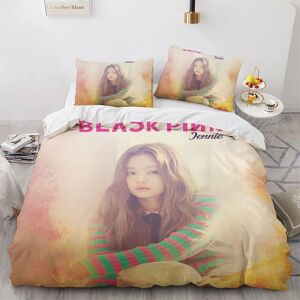 Bts Blackpink Parure De Lit ? Ensemble De Housse De Couette Avec Housse De Couette Et Taie D'oreiller, Doux Et Respirant, Pour Adolescents, Enfants, Garçons Et Filles - Publicité