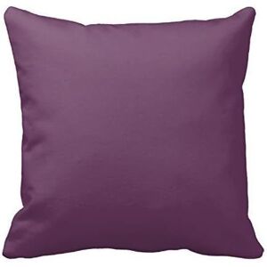 Taie D'oreiller Personnalisée 18 X 18 Poussiéreuse Prune Violet Couleur Tendance Modèle Vierge Housse D'oreiller - Publicité