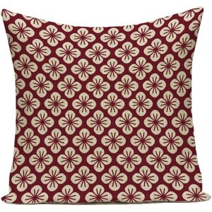 Housses De Coussin, Housse De Coussin Décorative À Rayures Ondulées, Taies D'oreiller Douces Pour Canapé, Rouge #10, 45 X 45 Cm - Publicité